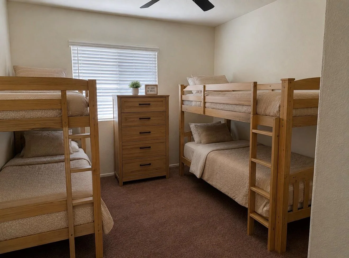 Furnished young adult shared room