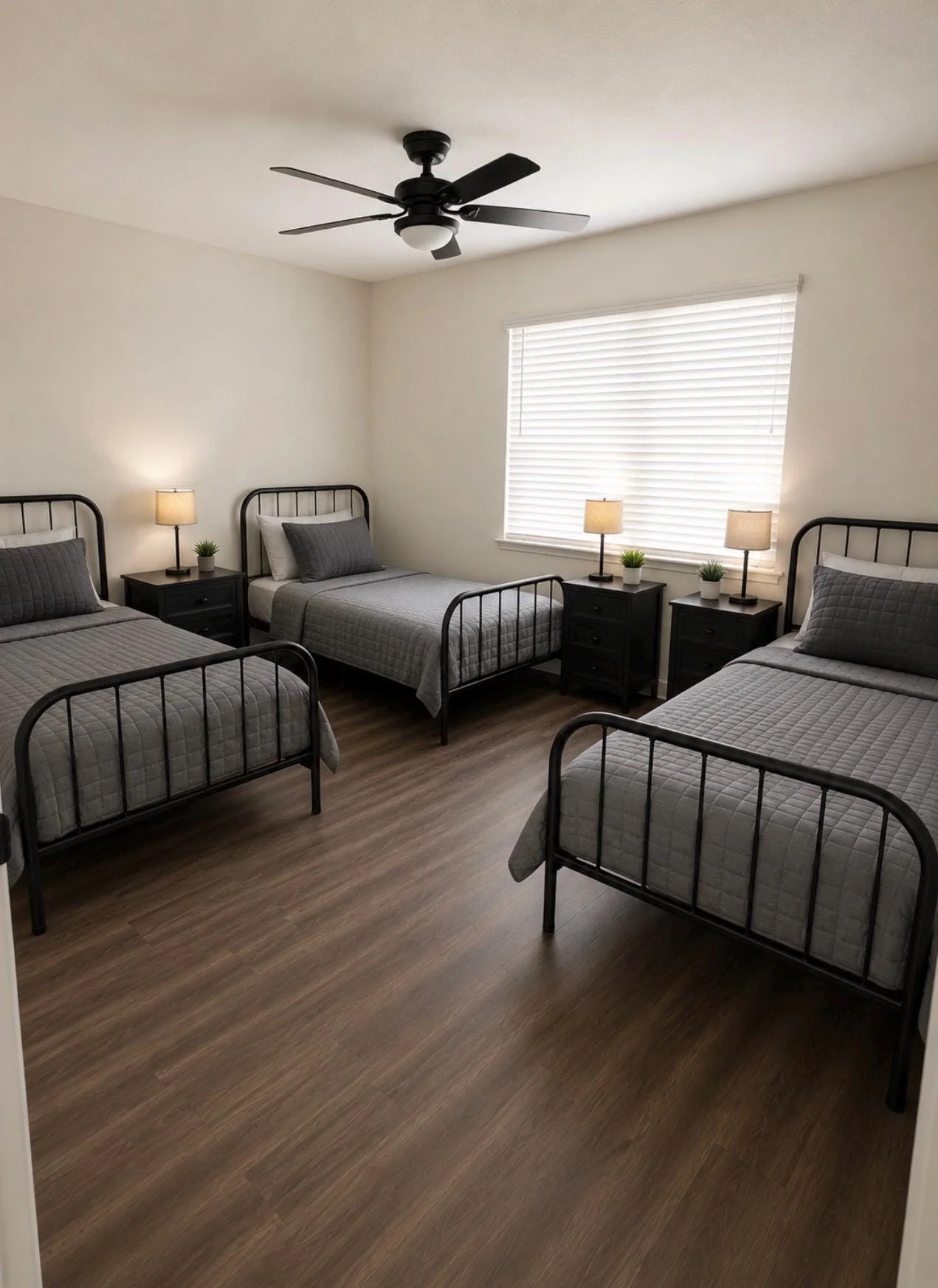 Clean furnished shared bedroom